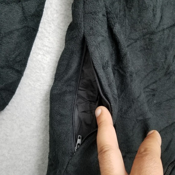 Result Jacket Mens Large Black Reversible Full Zip Pockets Outdoor Fleece - Picture 4 of 12